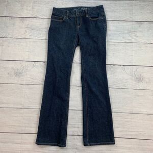 Ann Taylor LOFT Jeans sz 25 0 Curvy Boot Dark Wash Inseam 30.5"